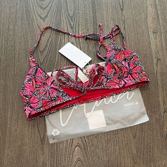 NWT Toluca Amina Bikini Top Waist Wrap Triangle Papillon Size M/L - Picture 1 of 7